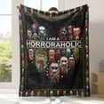 thumbnail image 2 of Halloween Blanket Gifts for Men Women Plush Throw Blanket for Couch Sofa Bed Decor Soft Cozy Bedding for Kids Adults, 2 of 10