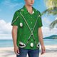 thumbnail image 3 of Fotbe Golf Sport Club Camisa Hawaiana para Hombre Unisex – Camisa Casual de Verano con Botones de Manga Corta de Algodón y Lino,X-Large, 3 of 7