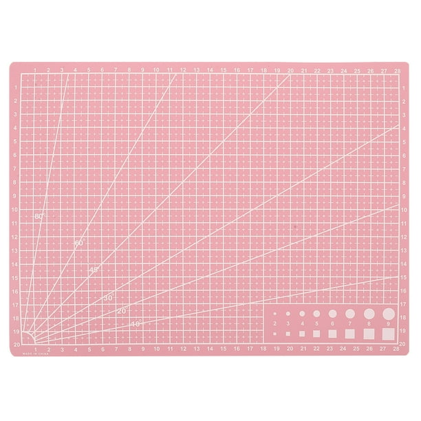 Tapete de corte para manualidades, tapete de plástico para grabado, tapete de corte para manualidades (A4)