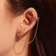 thumbnail image 4 of Pendientes colgantes de cadena de 2 piezas, pendientes de moda para mujer, Navidad, cumpleaños Hugo Aretes tipo ear cuff, 4 of 10