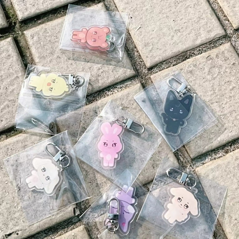 Kpop Idol ATEEZ Keyring Aniteez Acrylic Double-sided Sandwich