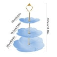 thumbnail image 3 of Cupcake Stand,Dessert Stands, Dessert Table Display Set, 3-Layer 14x12x10 In Dessert Tower for Parties, Weddings, Tea Parties & Living Room, 3 of 7