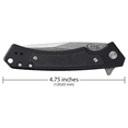 thumbnail image 2 of Case XX Marilla Frame Lock Black Aluminum S35VN Stainless Serrated Pocket Knife, 2 of 5