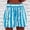 Sky Blue, variant on LINGLANG Women's Fashion Striped Casual Elastic Waist Pocket Shorts Vertical Stripe Fit Summer Beach Shorts Comfortable Daily Lounge Wear