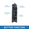 thumbnail image 3 of Interruptor de ventana eléctrica del lado del conductor delantero izquierdo Unique Bargains para Toyota Tacoma 05-12 No.8482004031, 3 of 7