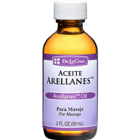 De La Cruz Arellanes Oil Blend for Dry Skin Massage Oil with Rosemary, 2 fl Oz