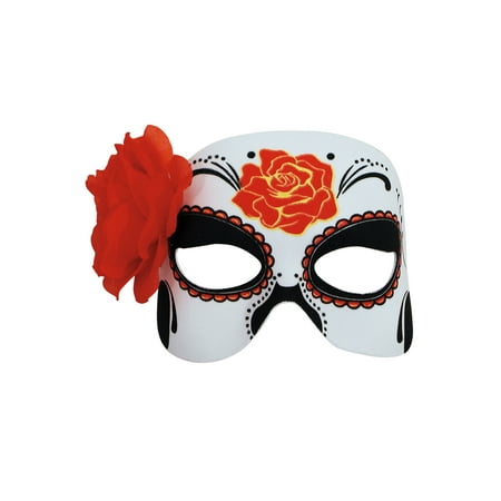 Womens Day of the Dead Half Mask
