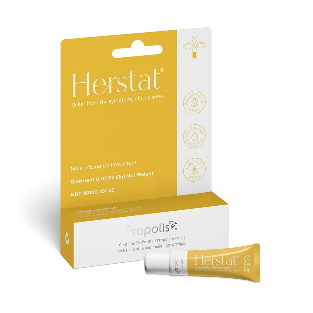 Herstat Relief from the Symptoms of Cold Sores Lip Protectant .07oz