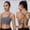 04 Dark Gray, variant on Weiqiqre Womens Sports Bras High Support, Criss-Cross Back Padded Strappy Sports Bras Yoga Bra with