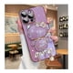 thumbnail image 1 of Popular entre las niñas, caja de teléfono de TPU con espejo de maquillaje de gato 3D de Hello Kitty lindo con diamantes de imitación para iPhone 15 14 13 12 11 Pro max con soporte, 1 of 4