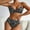 #250327A357 Black, variant on CaiJunJia Bikini No Boundaries Women's Sexy Sling Hollow Sexy Bikini Split Swimsuit Suit