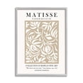 thumbnail image 5 of Stupell Industries Neutral Floral Foliage Pattern Historical Exhibition Text Framed Wall Art, 11 x 14, Design by Ros Ruseva, 5 of 5