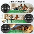 thumbnail image 4 of Fingerprint Door Knob, 3-in-1 Smart Door Lock with App Control & Backup Keys, Biometric Keyless Entry for Bedroom, Apartment, Office, Matte Black, 4 of 7