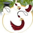 thumbnail image 6 of Dualoai 10 Pieces Graduation Tassels DIY Craft Souvenir Graduation Cap Tassels for Party red and black, 6 of 9
