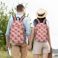 thumbnail image 5 of Yiaed Heart Capybara Print Backpack, Premium Laptop Backpack, Travel Backpack for Women, Lightweight Backpacks, Comfortable Back Pack-Small, 5 of 7