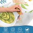 thumbnail image 4 of Ryvnso Starfish Snails Conch Curtains Sets Short Curtain Rod Pocket Half Window Cafe Farmhouse Tier 2 Panels 57"W x 24"L, 4 of 7
