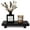 Black, variant on Small Wood Tray Pedestal Stand Farmhouse Bathroom Decor Decorative Wooden Riser Kitchen Soap Dish Holder