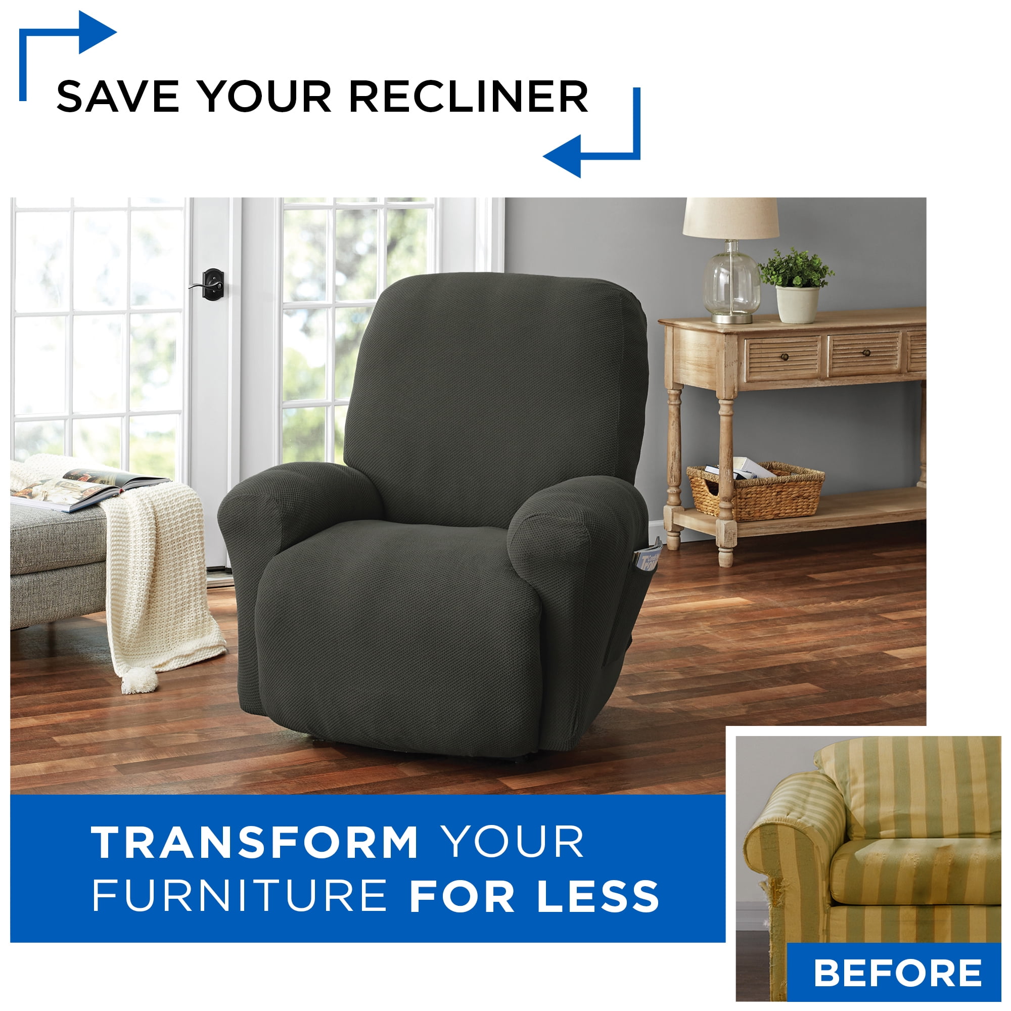 Recliner covers at walmart hotsell