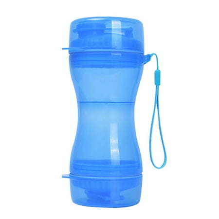 

HOMEIU Dog Water Bottle Portable 330ml Pet Travel Water Dispenser with 280ml Food Bowl for Walking Leak Proof for Cat and Puppy