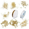 thumbnail image 2 of 2 Set Kit De Fabricación De Joyas Y Pulseras Collares Kits De Reparación Kit De Inicio De Joyería Para Kit De Joyería Para Hilo De Cordón Elástico Plata Y Oro Zulema Kit de inicio de joyería, 2 of 8