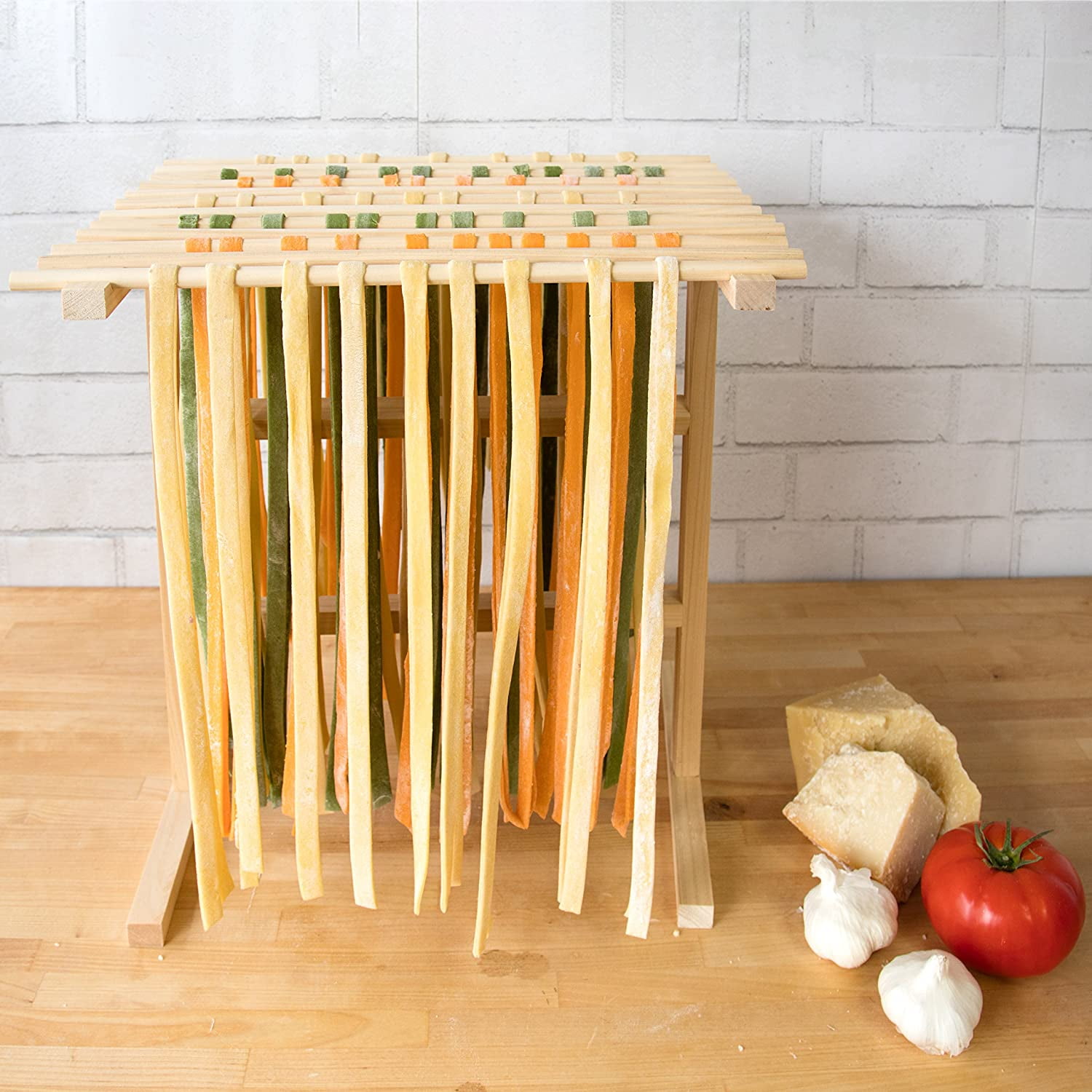 Hardwood Pasta Drying Rack Designed to Work With Kitchenaid Pasta Roller  Handcrafted in Arizona Free Shipping to Any USA Address 