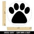 thumbnail image 2 of Paw Print Solid Self-Inking Rubber Stamp Ink Stamper - Sky Blue Ink - Mini 1/2 Inch, 2 of 7