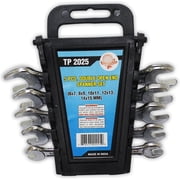 ARTESIA TOOL 5 Piece Set Double Open Ended Spanner Wrenches | 10 Sizes From 6mm to 15mm | Storage Case Included | Must Have Tool To Any Home & Work Tool Kits