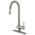 thumbnail image 2 of LessCare LK13B Pull Out Kitchen Faucet, Brushed Nickel Finish, 2 of 3