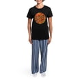 thumbnail image 4 of CafePress - Autumn Greenman Women's Dark Pajamas - Women's Short Sleeve Print T-Shirt and Pants Dark Cotton Pajama Set, 4 of 7