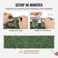 thumbnail image 5 of VEVOR 39"x158" Ivy Leaf Fence Screens, 3 Layer No Gap, Faux Greenery, Outdoor Privacy, 5 of 8