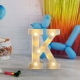 thumbnail image 3 of LHNFT Led Marquee Letters, 26 Alphabet Light Up Letters, Small Led Letter Lights, Battery Powered Lighted Letter for Party, Table, Birthday Decor Home Decor, 3 of 6