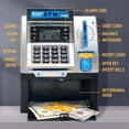 thumbnail image 4 of Bank For Real Digital Electronic Saving Machine Box With Debit Card Bill Feeder Recognition Calculator Password Lock Case Boys, 4 of 9