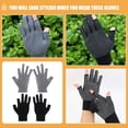 thumbnail image 3 of WRITWAA 2 Pairs Shock Absorbing Grip Riding Gloves with Elastic for Fishing, Fitness, and Outdoor Activities, 3 of 6
