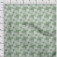 thumbnail image 4 of oneOone Cotton Poplin Green Fabric Asian Block Tile Craft Projects Decor Fabric Printed By The Yard 42 Inch Wide, 4 of 4