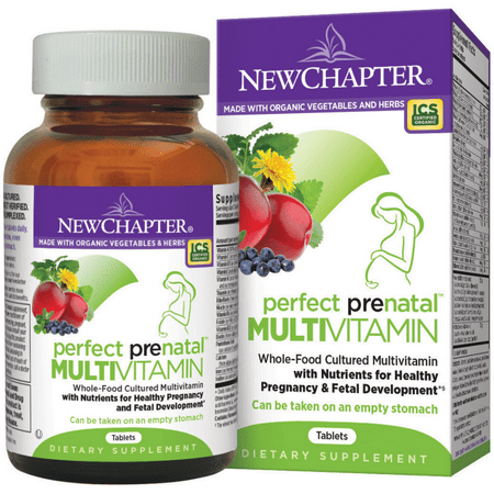 New Chapter Multivitamin Supplements, 3 Tablets Per Serving, 96 Count
