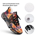 thumbnail image 4 of Fresh Citrus Orange Walking Shoes for Men Woman Lightweight Tennis Fashion Elastic Sports Shoes Cushion Basketball Shoes, 4 of 7