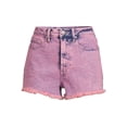 thumbnail image 5 of Madden NYC Juniors' Super High Rise Denim Shorts, 5 of 5