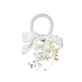 thumbnail image 2 of Wedding Bouquets With Peal And Silk Bow For Bride Flower Girl Wedding Churches Parties Decoration, 2 of 6