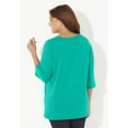 thumbnail image 2 of Catherines Women's Plus Size Suprema Studio Double-Ring Tee, 2 of 4