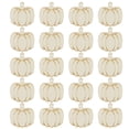 thumbnail image 2 of SHISUYAN 25 Pieces Multi Color Pumpkin Cutouts For Halloween Wooden Slices Home Decor, 2 of 8