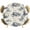 Beige, variant on Nautical Ship Round Tablecloth 36-44 Inch Round Fitted Table Cloth with Elastic Edge, Vintage Black Coastal Lighthouse Mountain Waterproof Table Cover Protector for Outdoor Picnic Party Dining