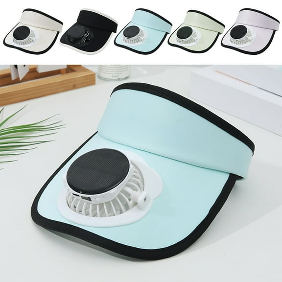 Ice Silk Solar Fan Hat with LED Display 3 Speed 650mAh USB C Rechargeable Cooling Sun Hat 360 Rotatable for Hiking Fishing Beach by PALIFEUR