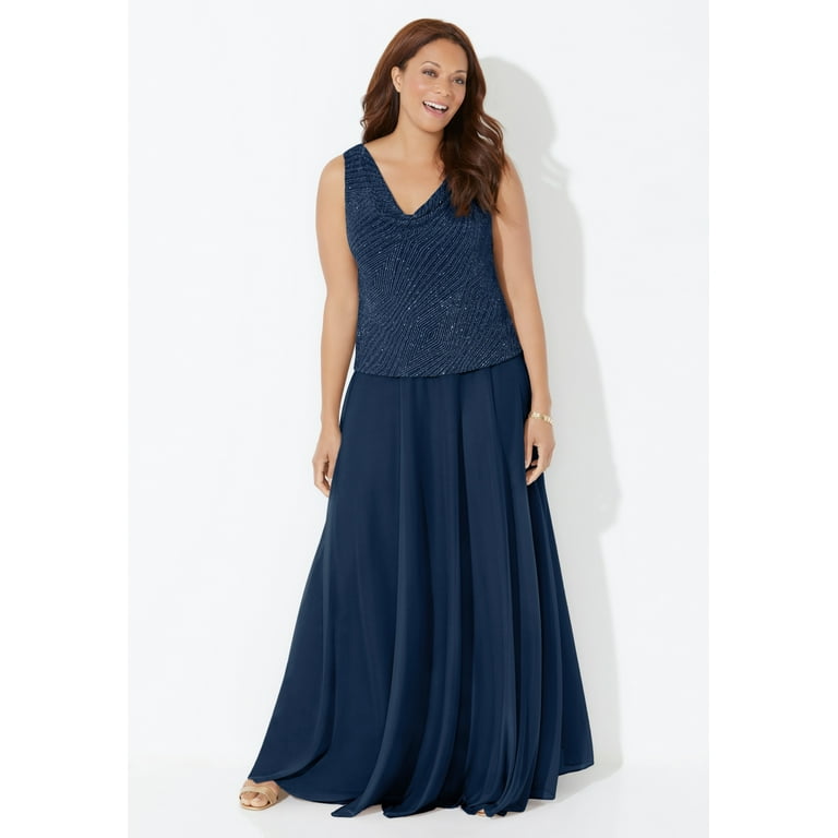 Formal Gowns Womens Plus Size Jacket Dresses Catherines Women's