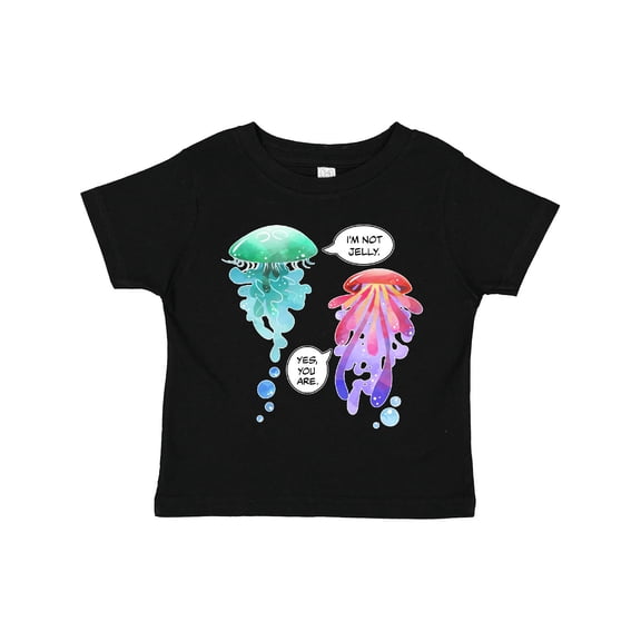 Inktastic Funny I'm Not Jelly Jellyfish in Green and Pink Boys or Girls Toddler T-Shirt