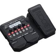 Zoom G1X Four Electric Guitar Processor, 5 Simultaneous Effects, 13 Amp Sims, Rhythm Patterns (Bundle)