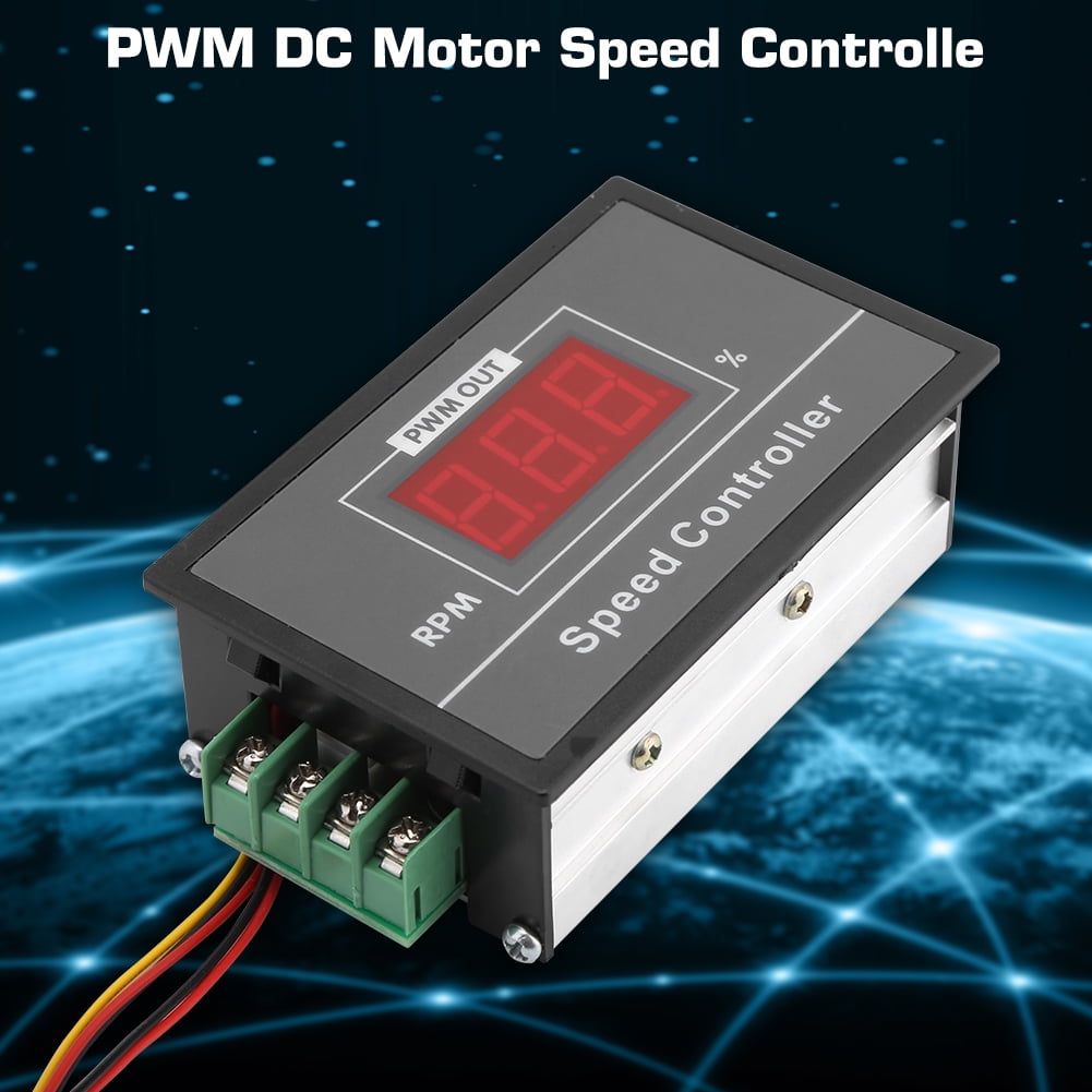 DC Motor Controller DC 6-60V 12V 24V 36V 48V 30A PWM DC Motor Speed Controller Start Stop Switch