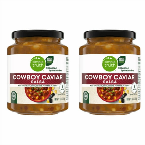 Simple Truth Cowboy Caviar Dip Salsa,15.5 oz ,2 Pack