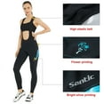 thumbnail image 6 of Santic Cycling Bib Tights Women Padded Cycling Bib Pants for women with Pocket Blue XL, 6 of 7
