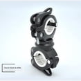 thumbnail image 2 of 360° Rotatable Bicycle Headlight Mount: Secure, Durable Front Light Holder for Mountain & Sport Bikes – Easy Install, Compact Design Cycling Accessory (Red + White), 2 of 6