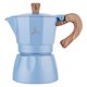thumbnail image 2 of 1 paquete de olla de café Moka para estufa, olla de café expreso, olla de aluminio para café molido, capuchinos Azul Macarena Fabricante de moka, 2 of 7